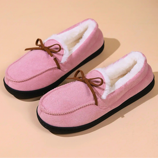 Women's Slippers | Cosy Warmth & Butterfly Bow Detail 1
