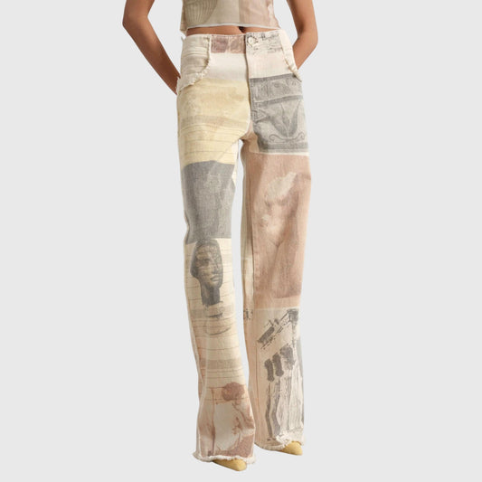 Alma - Stylish Wide-Leg Denim for Any Occasion