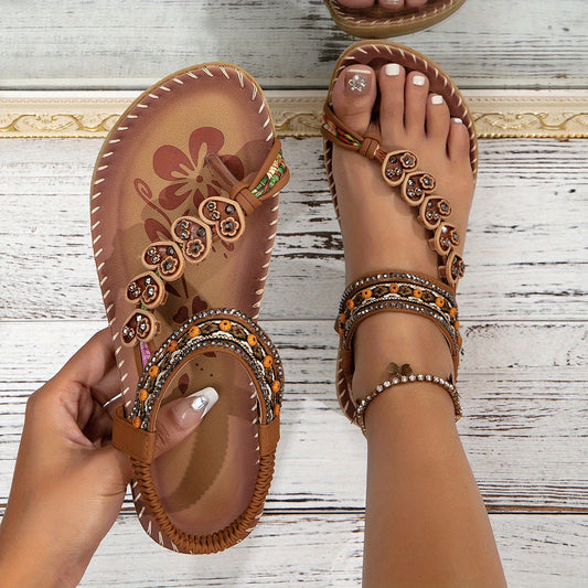 Chic Heart Strap Sandals for Everyday Wear