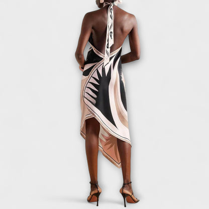 Chic Satin Strap Dress for Events
