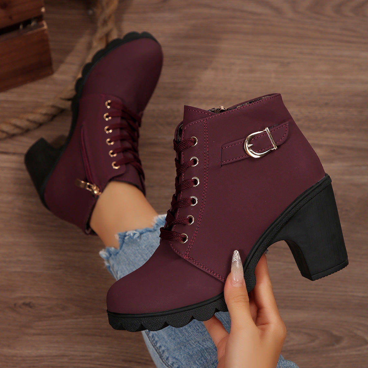 Women's Ankle Boots | Block Heel & All-Day Comfort 17