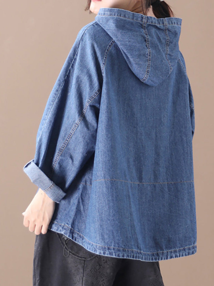 Women's Hoodie Loose Fit Hooded Long Sleeve Casual with Drawstring