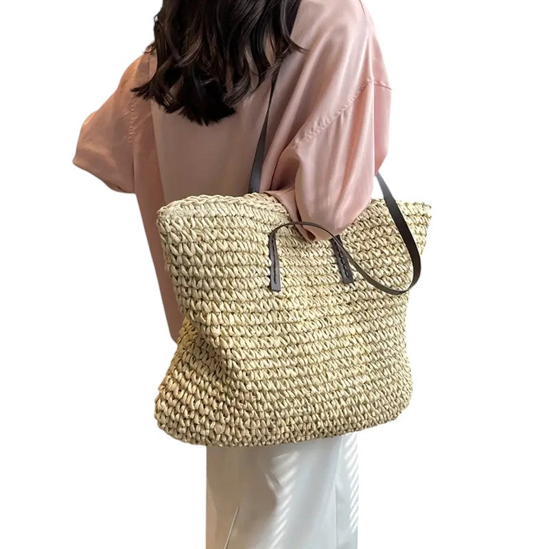 Olivia - Stylish Woven Tote for Everyday Use