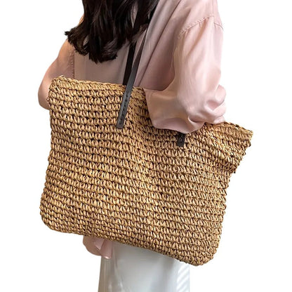 Olivia - Stylish Woven Tote for Everyday Use