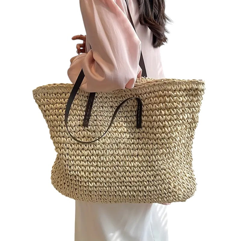 Olivia - Stylish Woven Tote for Everyday Use