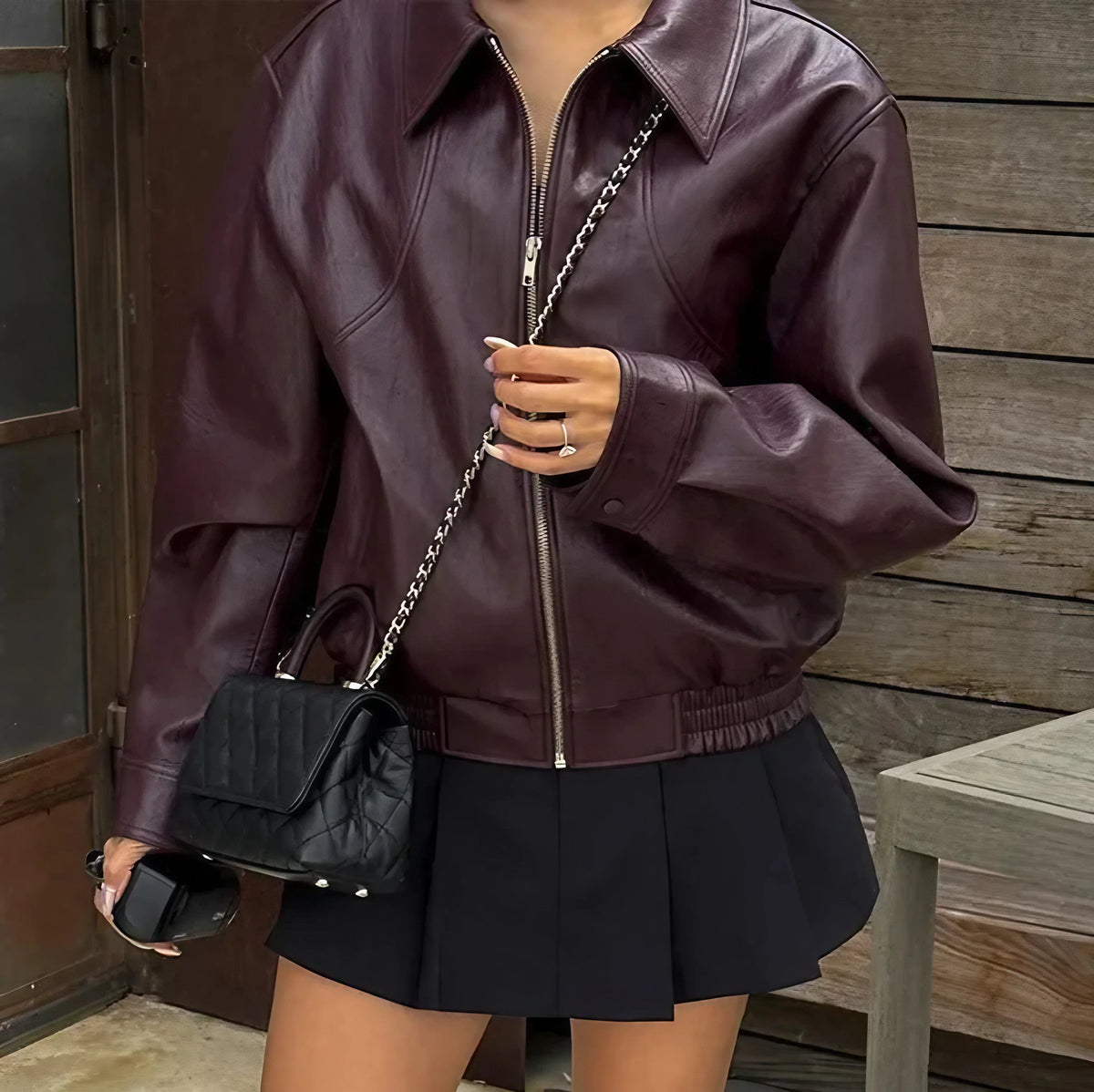Women's Bomber Jacket | Cropped Fit & Lightweight Warmth 4