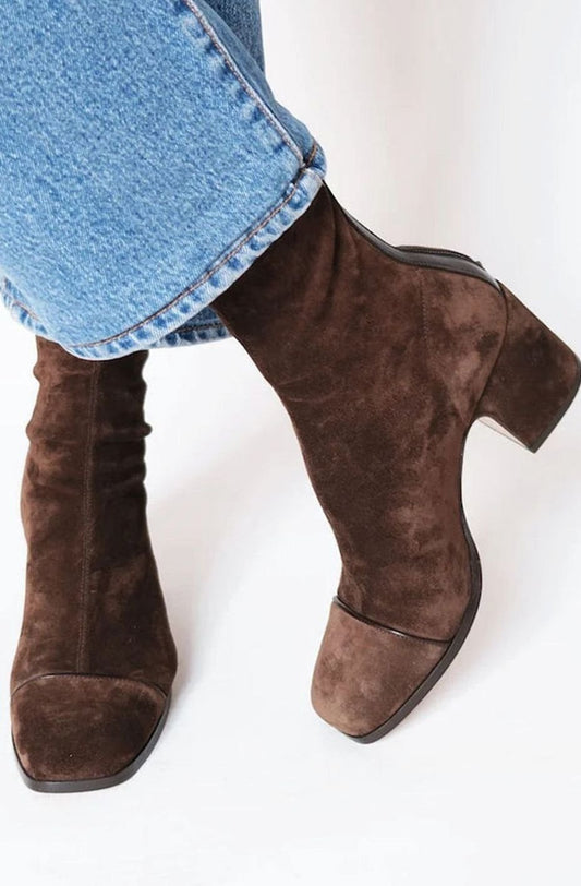 Women's Ankle Boots | Block Heel & Square Toe