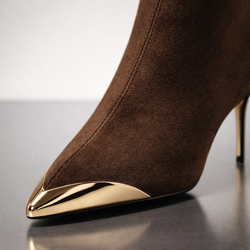 Women's Ankle Boots | Stiletto Heel & Cap Toe