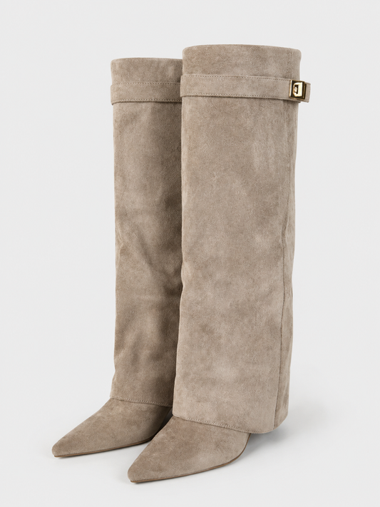 Women's Block Heel Boots | Buckle Detail & Cushioned Comfort