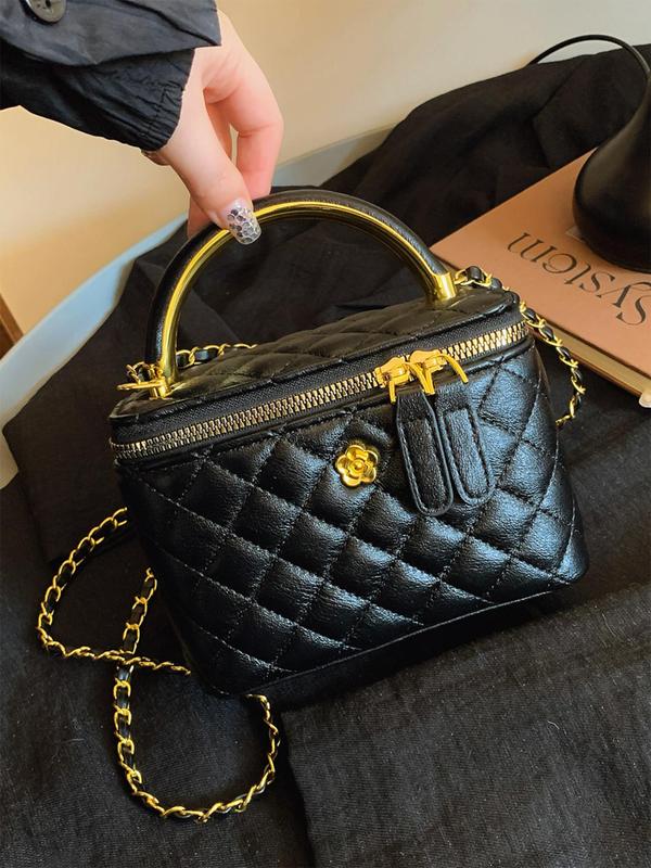 Women's Crossbody Bag Quilted Roomy Interior with Adjustable Strap