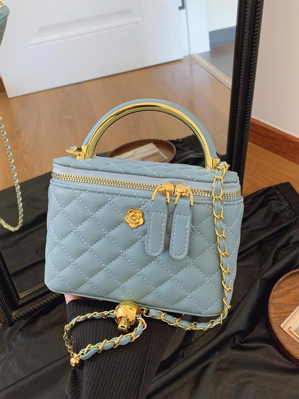 Women's Crossbody Bag Quilted Roomy Interior with Adjustable Strap