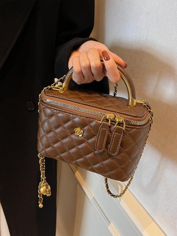 Women's Crossbody Bag Quilted Roomy Interior with Adjustable Strap