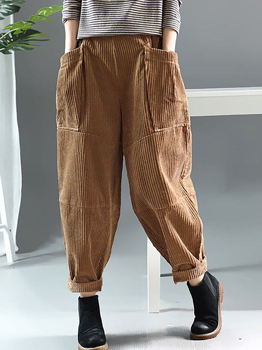 Women's Harem Pants | Elastic Waist & Retro Style