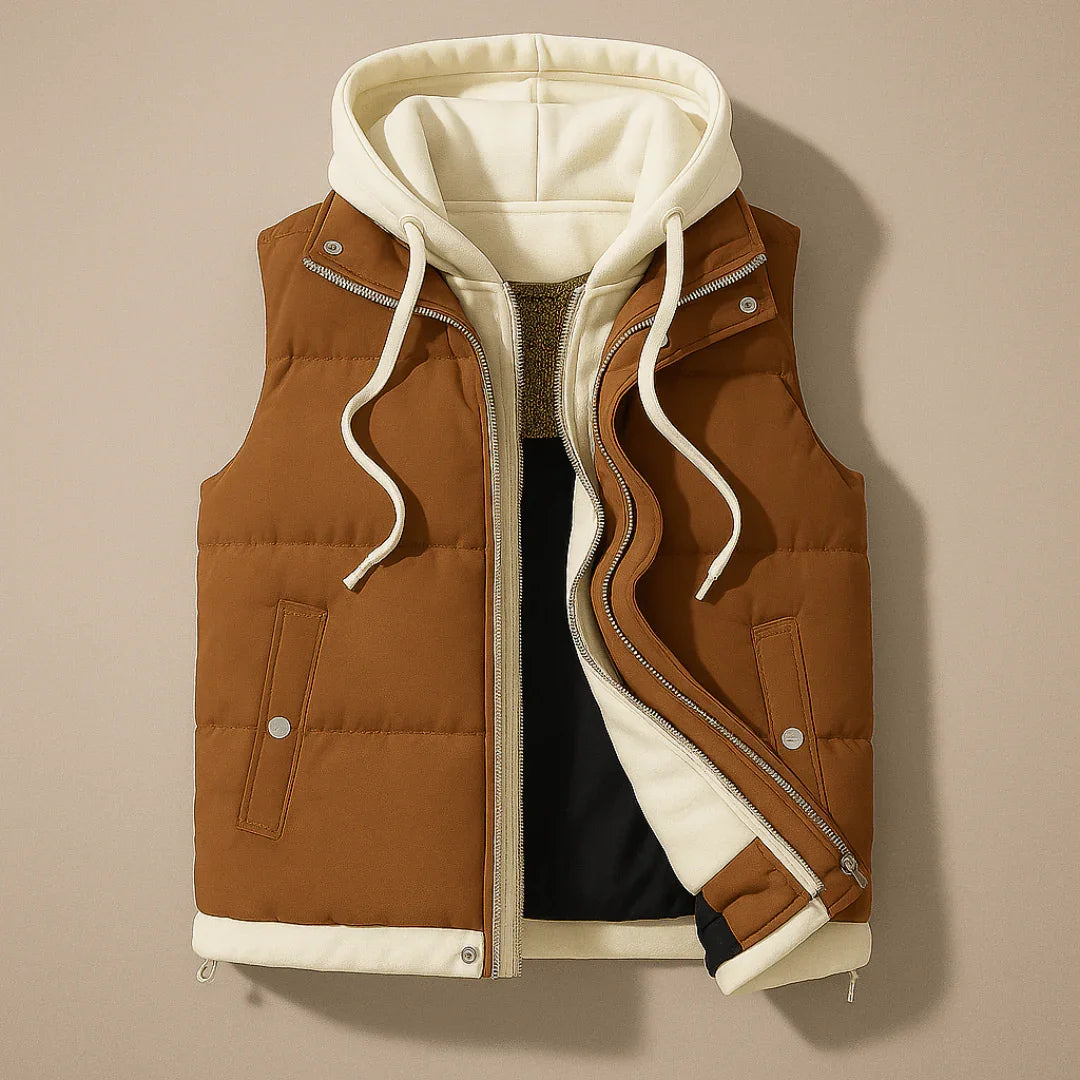 Women's Hooded Padded Vest | Lightweight & Warm