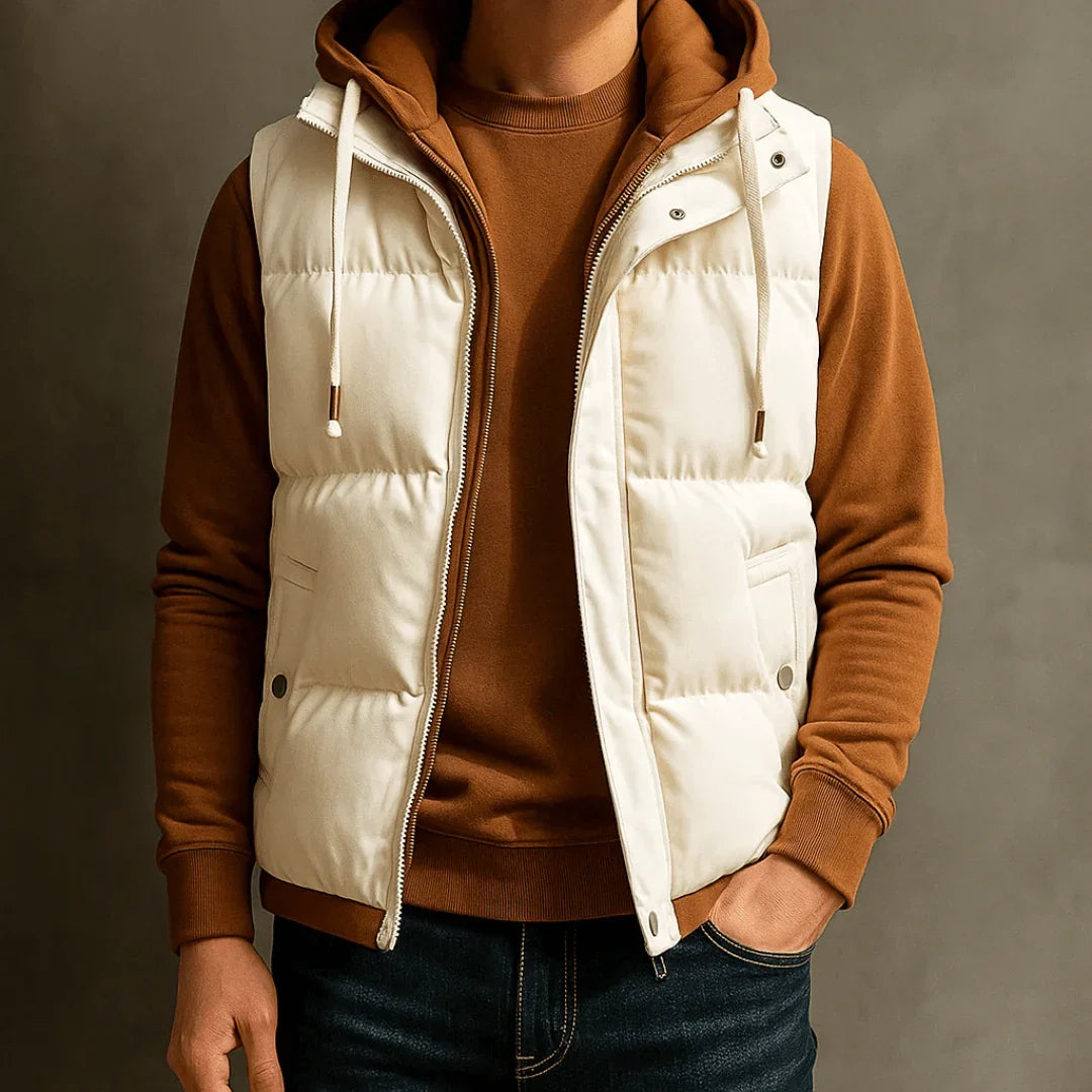 Women's Hooded Padded Vest | Lightweight & Warm