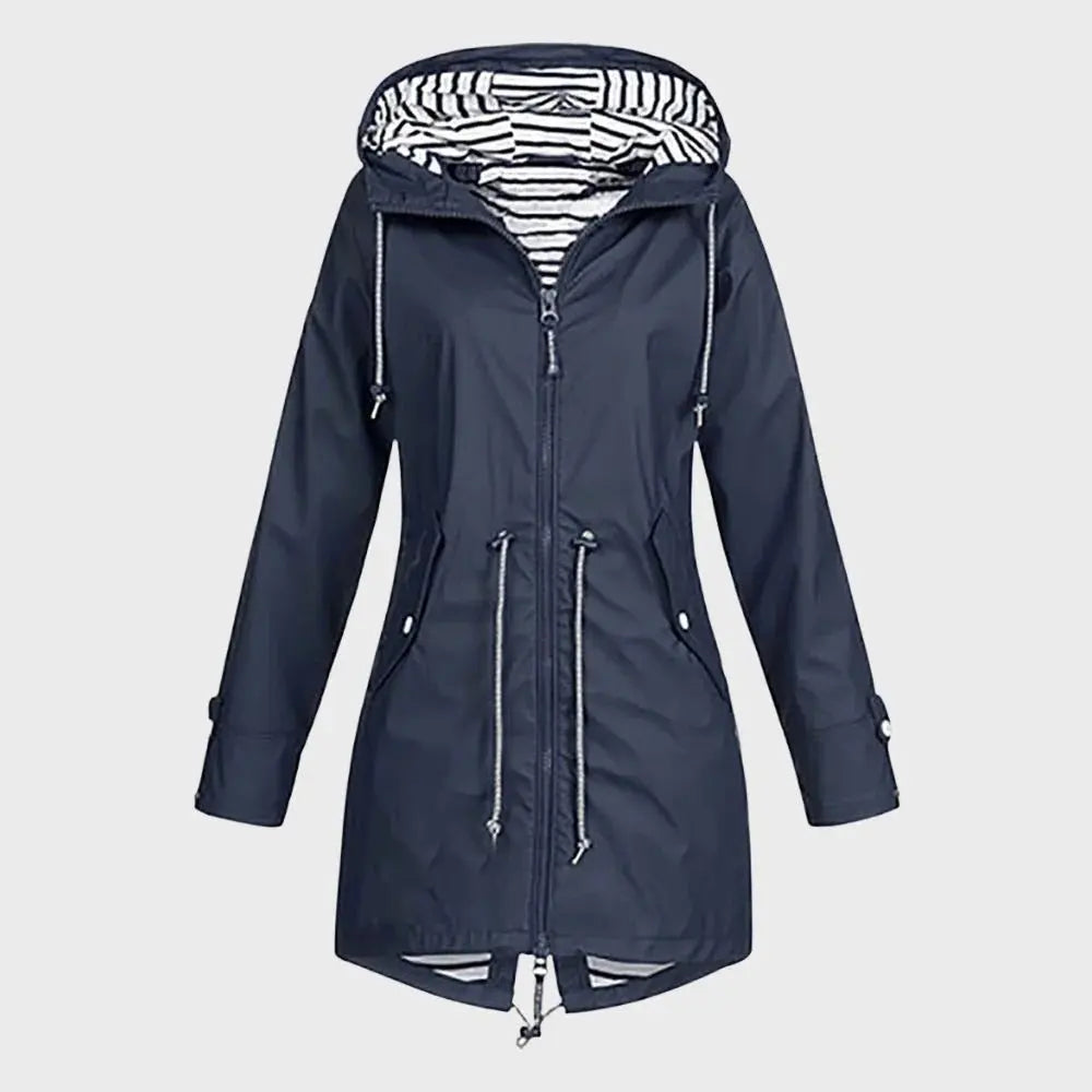 Women's Hoodie | Drawcord Hood, Full-Length Zip Front