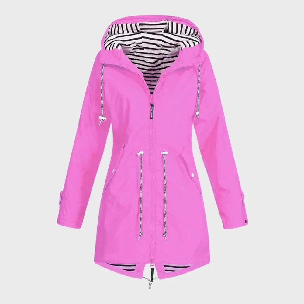 Women's Hoodie | Drawcord Hood, Full-Length Zip Front