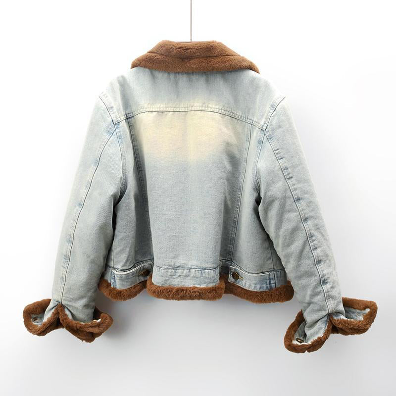 Women's Jacket Vintage Tailored Midi Multi Pocket Regular with Stretch
