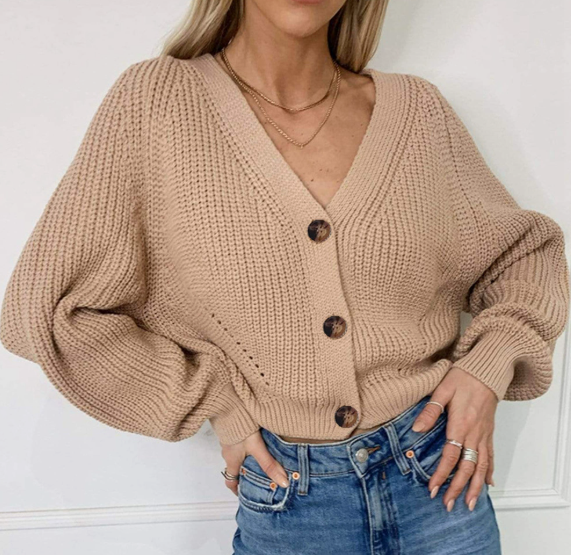 Women's Knitted Button Cardigan | Soft & Warm Layering