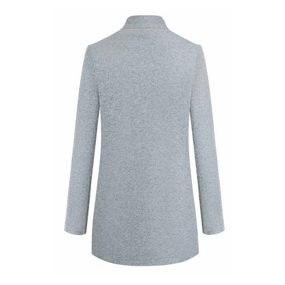 Women's Open Front Long Coat | Lightweight & Versatile