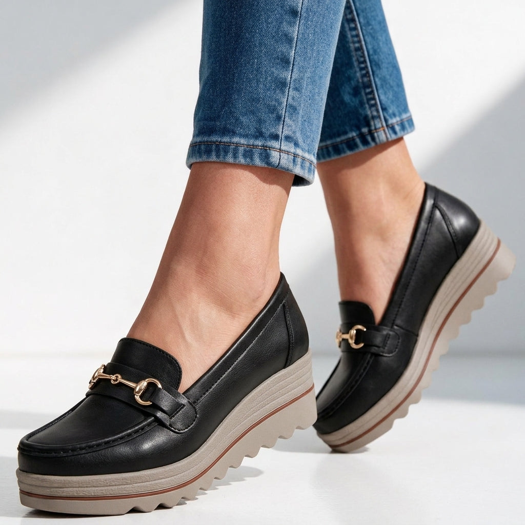 Women's Orthopedic Platform Loafers | All-Day Comfort & Support