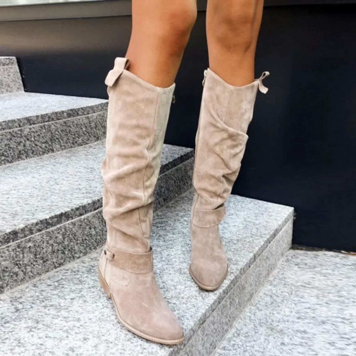 Women's Over-The-Knee Boots | Low Block Heel