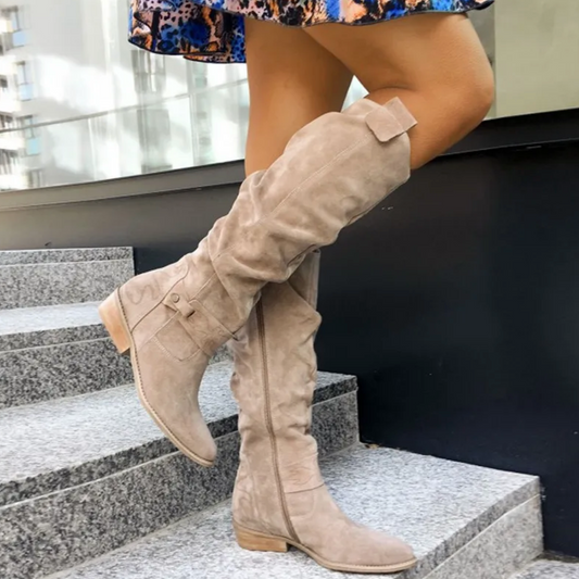 Women's Over-The-Knee Boots | Low Block Heel