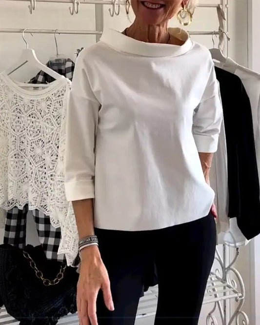Women's Oversized Roll Neck Top | Relaxed Fit & Cosy Comfort