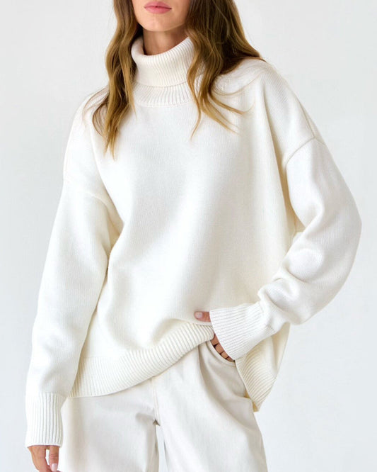 Women's Oversized Turtleneck Sweater | Cosy & Relaxed Fit