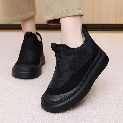 Women's Plateau Slip-On Boots | Quilted & Comfortable