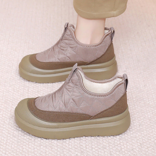 Women's Plateau Slip-On Boots | Quilted & Comfortable