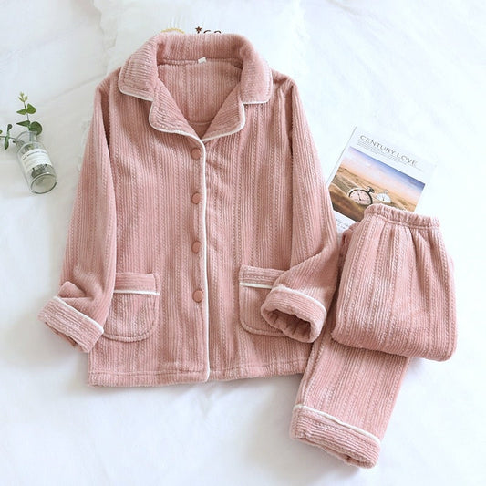 Women's Pyjama Set | Button Closure & Winter Comfort 1
