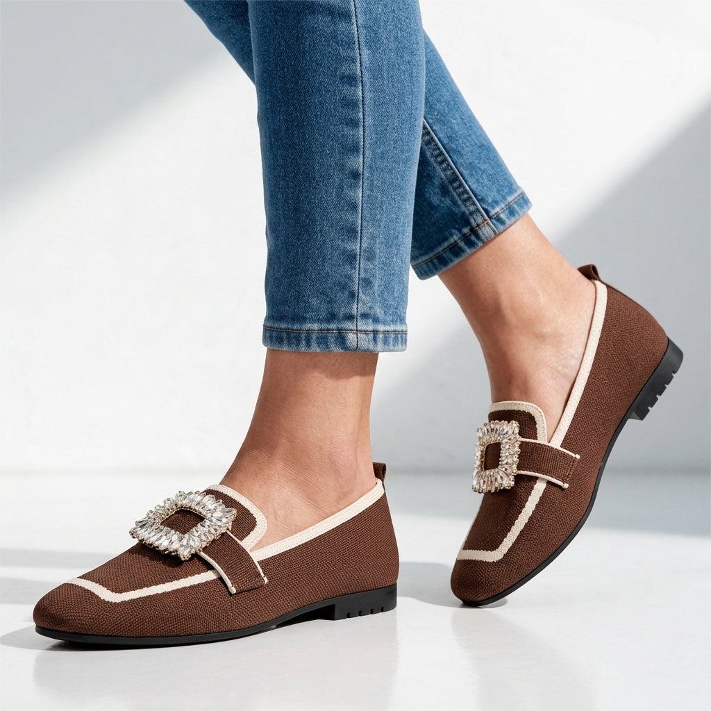 Women's Slip-On Flats | Cushioned & Secure Fit