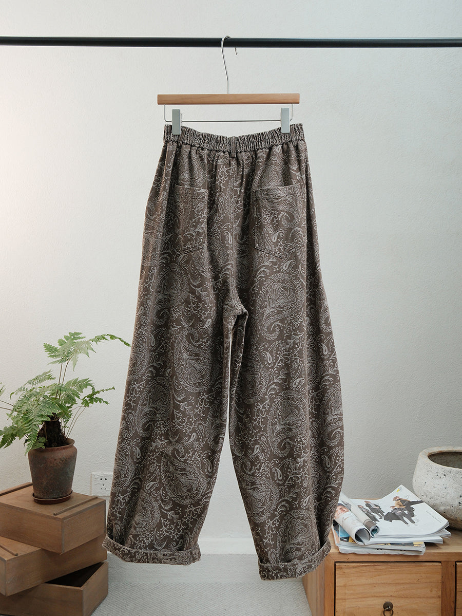 Women's Plus Size Jeans | Retro Flower Print & Elasticated Comfort 4