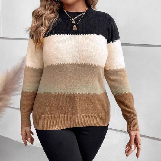 Women's Striped Sweater | Relaxed Fit & All-Day Comfort