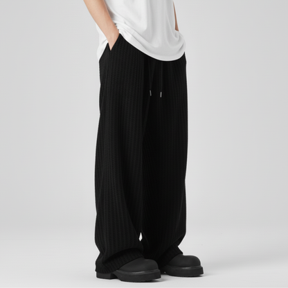 Women's Striped Sweatpants | Soft Knit & Relaxed Fit