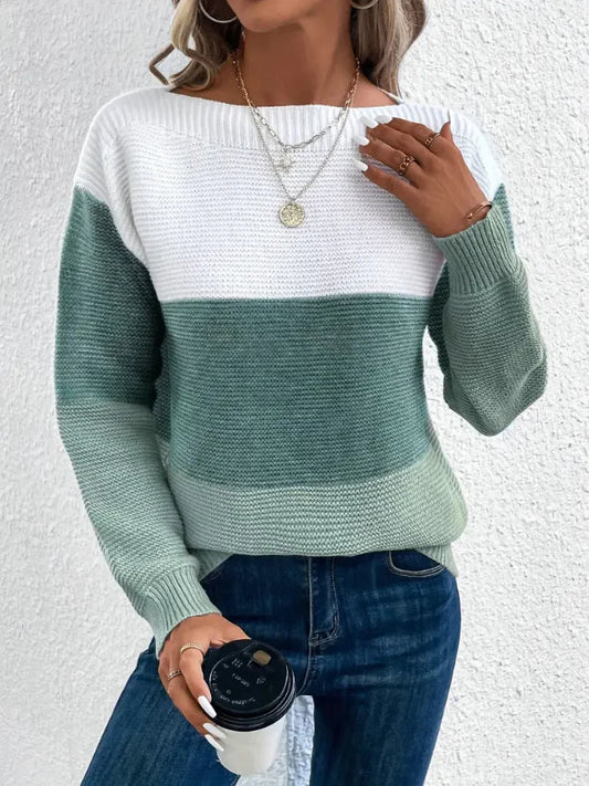 Women's Sweater Relaxed Fit Flattering Cut Versatile with Easy Care