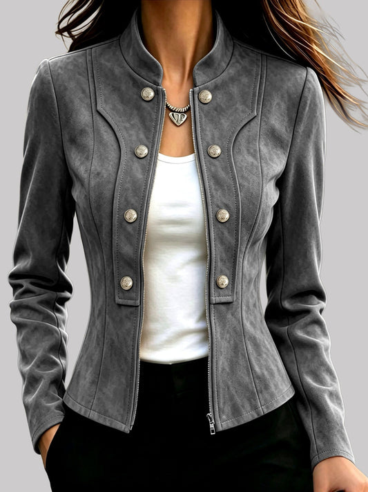 Women's Tailored Jacket | Structured Fit & Military Detailing