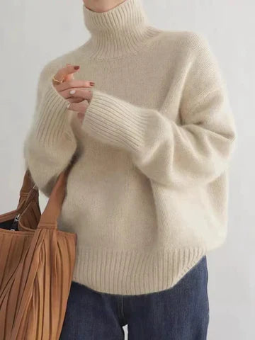 Women's Turtleneck Jumper | Soft & Shape-Retaining