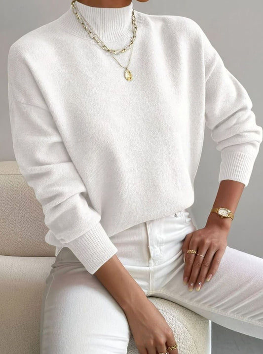 Women's Turtleneck Sweater | Ribbed & Warm