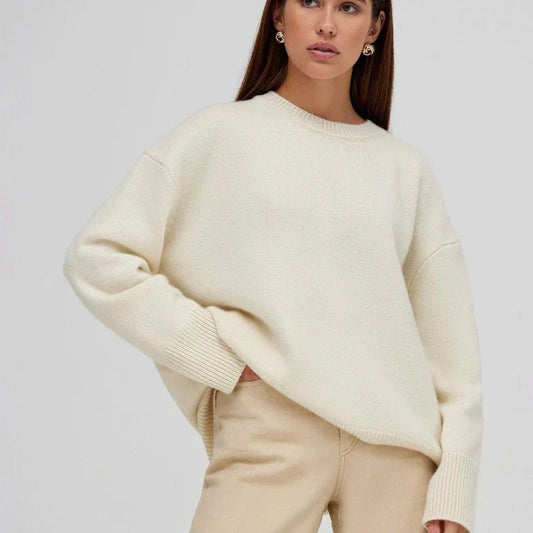 Women's Winter Jumper | Ribbed Cuffs & Warmth
