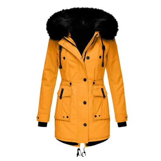 Women's Winter Parka | Hooded & Adjustable Waist