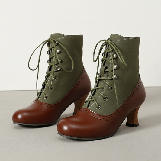 Women's Heeled Boots | Lace-Up & Secure Fit 1