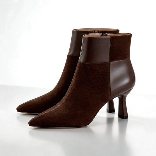 Women's Checkered Ankle Boots | Warm & Comfortable 1